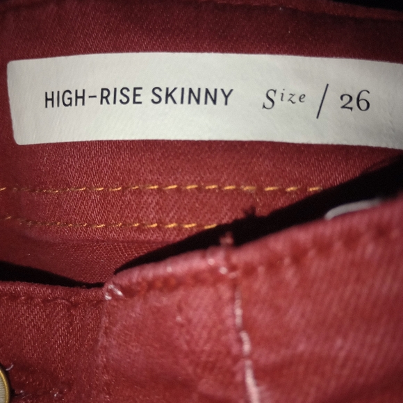 NWT Anthropologie High Rise Pilcro & The Letter Press Size 26 - Picture 7 of 13